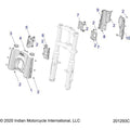 Cover-Rear RH Black by Polaris