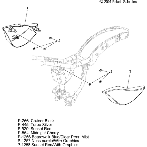 Cover, Side, LH by Polaris 5437326-1257 Body Side Cover