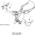 Cover, Side, LH by Polaris 5439185-520 Body Side Cover