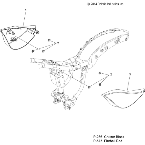 Off Road Express OEM Hardware Cover, Side, LH [Hammer Sport Intl] by Polaris 5437326-575