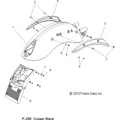 Cover, Strut, Lh, Chrome by Polaris