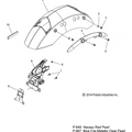 Cover, Strut, Lh, Titanium Met by Polaris