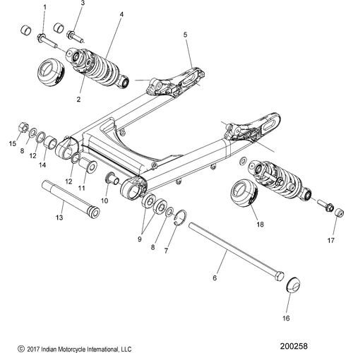 Cover-Swingarm Pivot 50 Duro by Polaris 5417731 Swingarm Repair