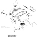 Cover, Tank, LH Bracket., Flat Black by Polaris