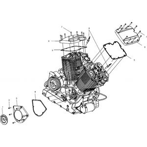 Cover, Valve, Front, Chrome by Polaris 5133858 Valve Cover