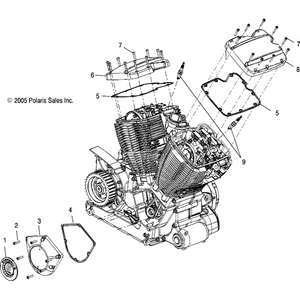 Cover, Valve, Rear [5 Speed] by Polaris 5134488 Valve Cover