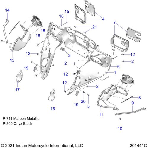 Cover-Wind Deflector by Polaris 5452801 Wind Deflectors