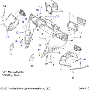 Cover-Wind Deflector by Polaris 5452801 Wind Deflectors