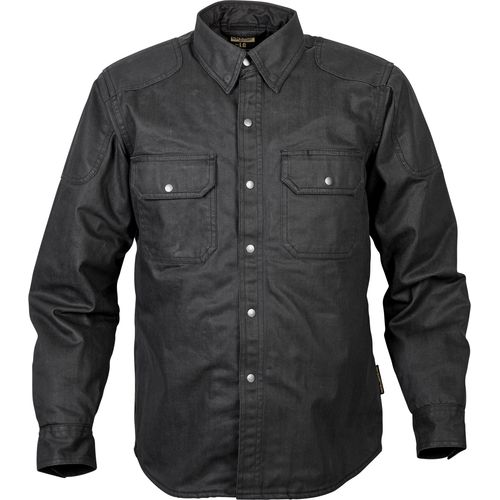 Western Powersports Long Sleeve Shirt 4X / Black Covert Wax Riding Shirt by Scorpion Exo 13503-9