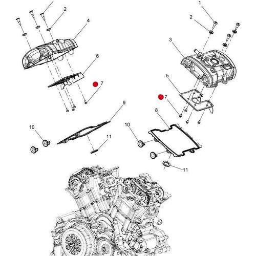 Witchdoctors Crank Position Sensor Screw by Polaris 7518045