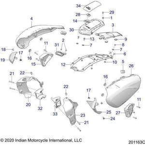 Cvr-Airbox RH Maroon/ Gfx by Polaris 5454537-1931 Airbox Cover