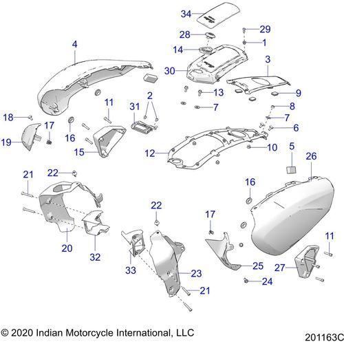 Cvr-Airbox,RH,Oblksmk/Gx by Polaris 5454537-2034 Airbox Cover
