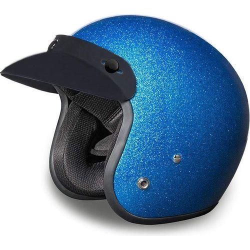 dc motorcycle helmets Daytona Cruiser Metal Flake Helmet, Blue / XS