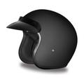 D.O.T. Daytona Cruiser- Soft Touch Dull Black Finish by Daytona Helmets