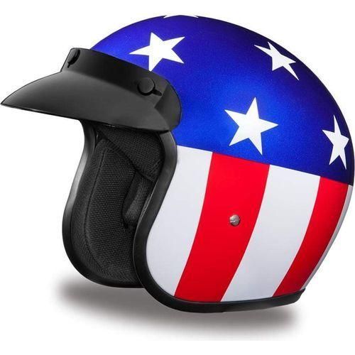 Daytona Cruiser Captain America Helmet, XS