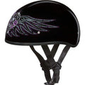 D.O.T. Daytona Skull Cap W/O Visor W/Barbed Wire Heart by Daytona Helmets