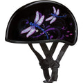 D.O.T. Daytona Skull Cap W/O Visor W/ Dragonfly by Daytona Helmets