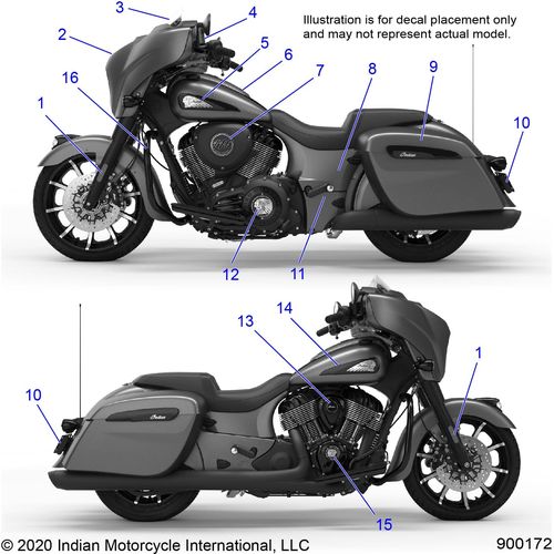 Off Road Express OEM Hardware Decal Fairing Storage by Polaris 7179931