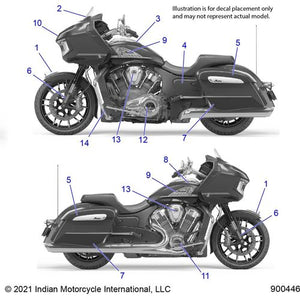 Decal-Shock Adjustment Jpn by Polaris 7300358 OEM Decal