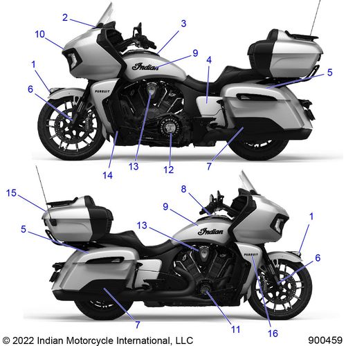 Decal Trunk by Polaris 7180928 OEM Decal