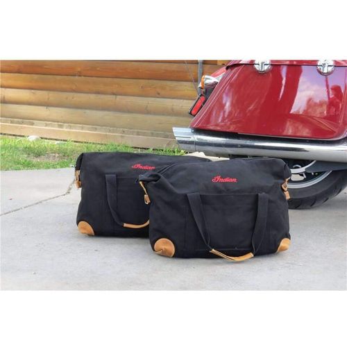 Deluxe Saddlebag Travel Bags - Black by Polaris 2885131 Saddlebag Liner