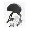 Detachable Passenger Backrest Black - 2 Hole for Luggage Rack by Mutazu Motorcycle