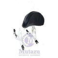 Detachable Passenger Backrest Chrome - 2 Hole for Luggage Rack by Mutazu Motorcycle