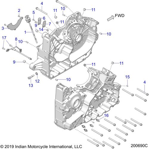 Dipstick-Oil Fill M30 by Polaris 5457318 Dipstick