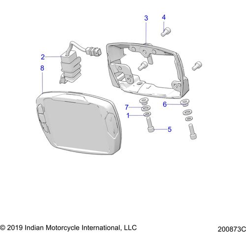 Disp-Pgm Ind Ftr 4.3&Quot; by Polaris 3280903 Dash Display