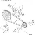 Drive Train, Drive Sprocket And Belt And Guards - 2014 Victory Highball All Options - V14Wb36