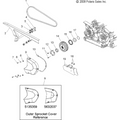 Drive Train, Drive Sprocket, Front - 2007 Victory Kingpin/Tour All Options - V07Cb26/Cd26