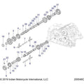 Drive Train, Input And Output Shafts - 2022 Indian Ftr 1200 Rally