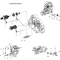 Drive Train, Shift Forks/Drum - 2010 Victory Cross Country/Cross Roads All Options - V10Db36Da/Eb36Da