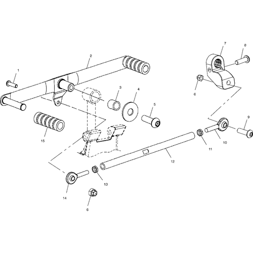 Drive Train, Shift Lever - 2000 Victory Special Edition - V00Cb15Das Schematic 7727 OEM Schematic