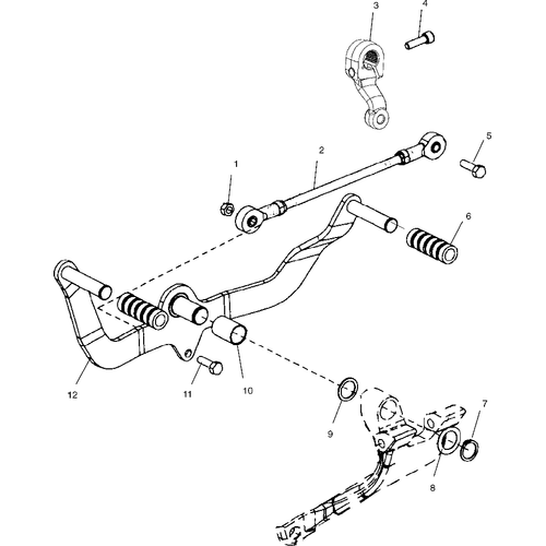 Drive Train, Shift Lever - 2003 Victory Ca Classic Cruiser All Options - V03Cb16 Schematic 5674 OEM Schematic