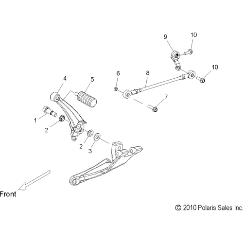 Off Road Express OEM Schematic Drive Train, Shift Linkage - 2015 Victory Boardwalk, Intl - V15Rw36Ee Schematic 1234