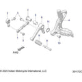 Drive Train, Shift Pedal And Linkage N22rza22/Rzs25 - 2022 Indian Ftr 1200