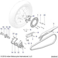Drive Train, Sprockets, Guards And Chain - 2020 Indian Ftr 1200 Carbon Le