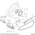 Drive Train, Sprockets, Guards And Chain - 2022 Indian Ftr 1200