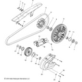 Drive Train, Sprockets, Guards & Belt N17msa00/Msb00 All Options - 2017 Indian Scout 1200