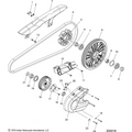 Drive Train, Sprockets, Guards & Belt N18msa11/Msb11 All Options - 2018 Indian Scout Sixty