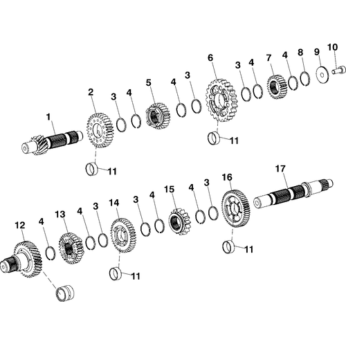 Drive Train, Transmission - 1999 Victory Standard Cruiser - V99Cb15Db Schematic 8681 OEM Schematic