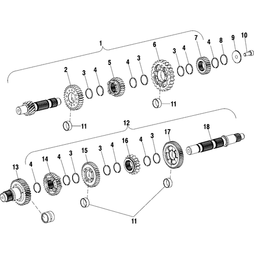 Drive Train, Transmission - 2000 Victory Sport Cruiser - V00Cs15Lc Schematic 7934 OEM Schematic
