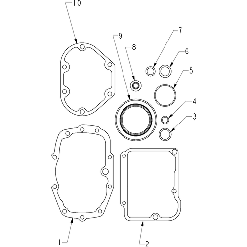 Drive Train, Transmission Gasket & Seal Kit All Options - 2013 Indian Chief Classic/Dark Horse/Vintage Schematic-28360 OEM Schematic