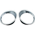 Driving Light Bezels For Chieftain Chrome by Kuryakyn