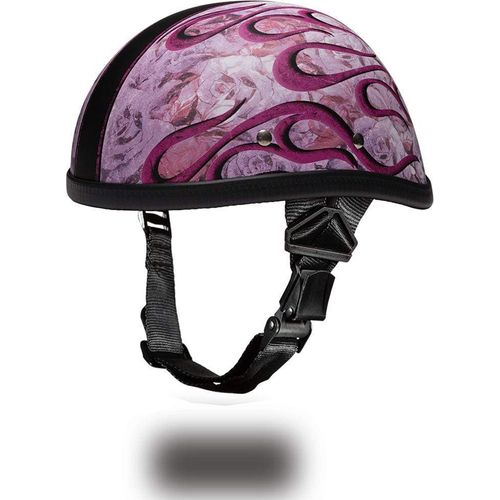 Eagle- W/ Flames Pink by Daytona Helmets