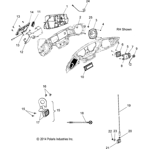 Electrical, Audio System - 2017 Victory Magnum/Magnum X-1 All Options Schematic 327 OEM Schematic