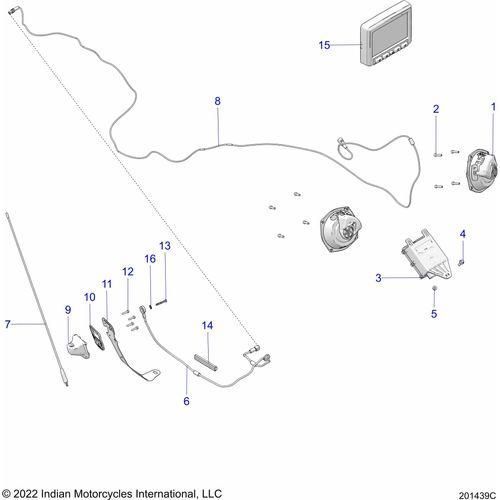 Electrical, Audio System All Options - 2022 Indian Roadmaster Premium Schematic-20752 OEM Schematic