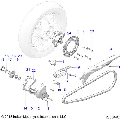 Electrical, Battery - 2019 Indian Ftr 1200 Schematic-25741 OEM Schematic