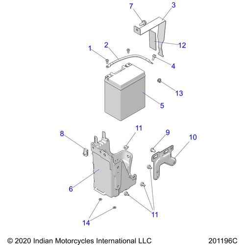 Electrical, Battery All Options - 2022 Indian Scout Bobber/Bobber TwentyMt Schematic-20559 OEM Schematic